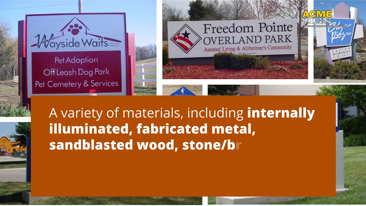 Why Monument Signs for Business in Kansas City