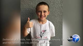 Florida boy runs for fallen McHenry County Sheriff's Office Deputy Jacob Keltner