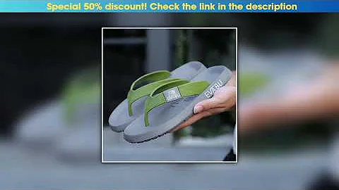 First Look Hot New Style Men's Outdoor Leisure Beach Sandals Indoor Slippers Super Soft Super Light