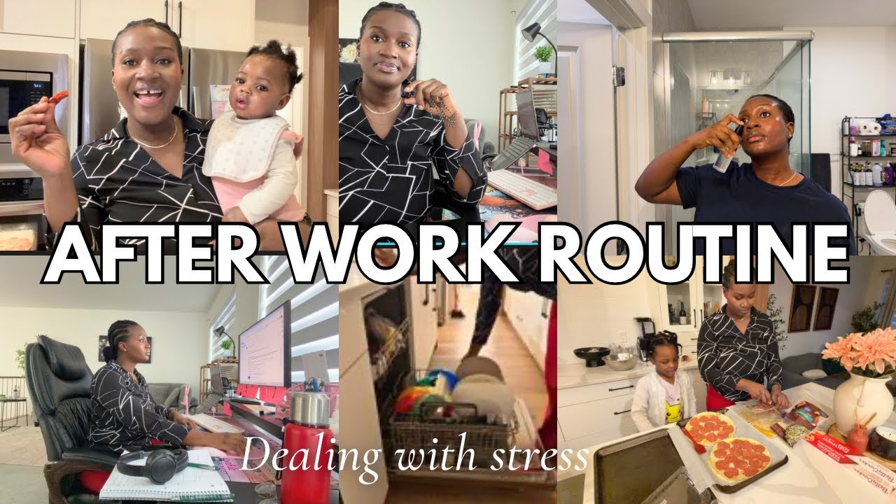 WORKING MOM EVENING ROUTINE | COOK & CLEAN WITH ME. 