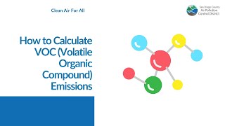 How to Calculate VOC (Volatile Organic Compound) Emissions