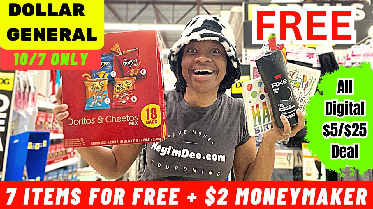 Dollar General $5 Off $25 Haul 10/7, 7 items for FREE + $2 Moneymaker