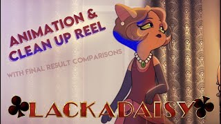 Lackadaisy Rough Animation & Clean Up With Final Film Comparisons