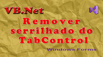 Remover o retângulo serrilhado do TabControl. Visual Studio 2022 / 2019