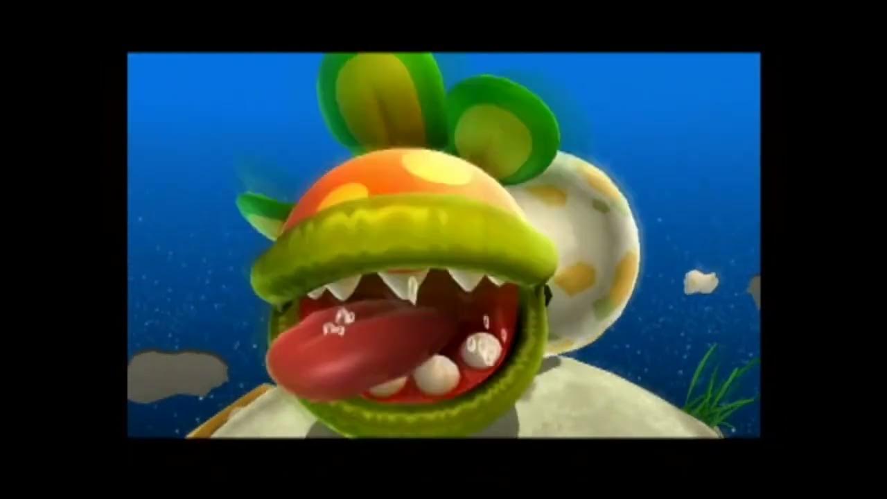 Peewee Piranha's Temper Tantrum Boss Fight Sky Station Galaxy Super