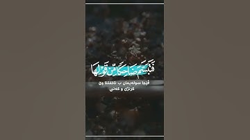 آيات بينات من سورة النمل ♥️