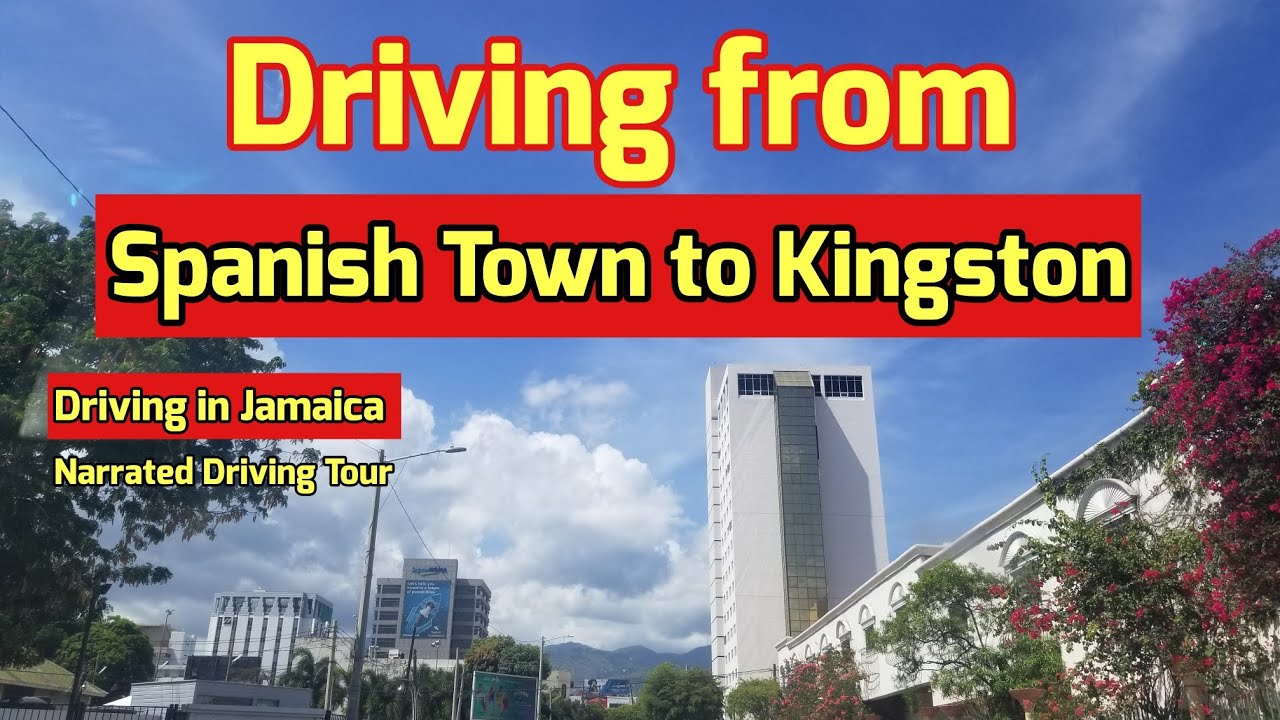 Driving from Spanish Town to Kingston Jamaica