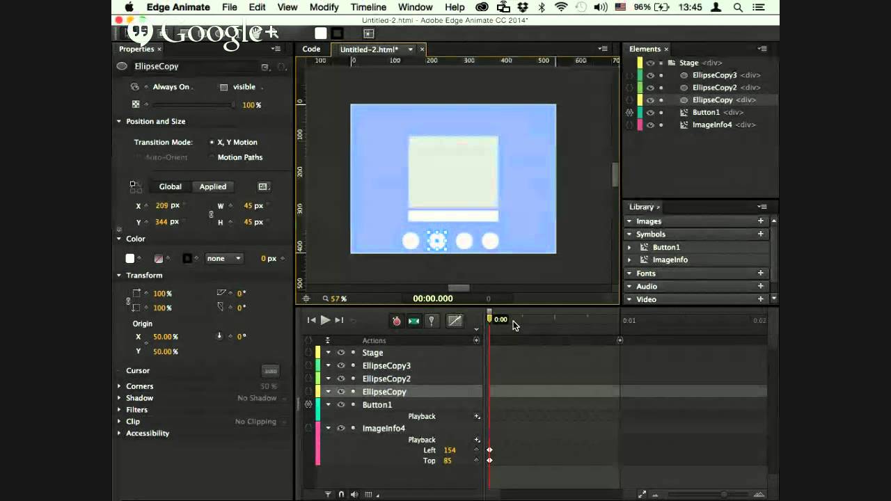 Adobe Edge Animate Symbol and Code - YouTube