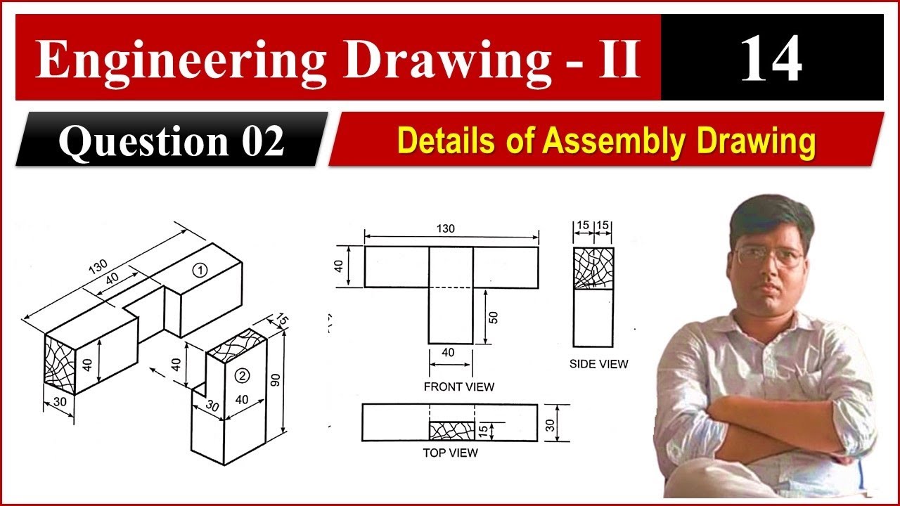 Part - 14 // Engineering Drawing -2nd // Chapter 01 // Question 02 ...
