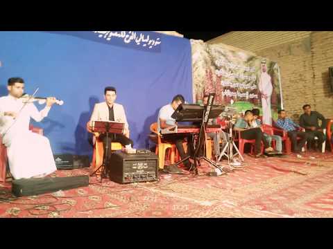 الفنان جاسم الرفیعی مع الفنان عازف الورج عبدالله العاشق