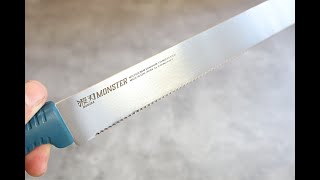 Suncraft Japanese Monster Bread knife slicing and dicing