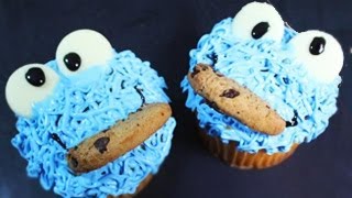 Cookie Monster Cupcakes