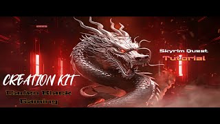 Skyrim Creation kit Quest Tutorial-NPC relocates