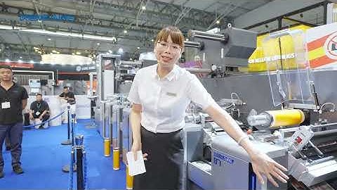 WEIGANG ZJR-350G Flexo Printing Machine – Live Demo at Labelexpo Europe 2025, Barcelona