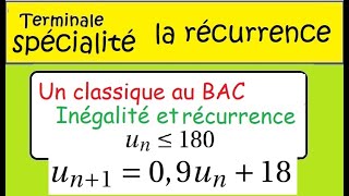 Term Spé Maths Récurrence et suites La classique au BAC   linégalité