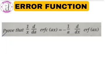 Error Function | Engineering Maths-2 | Problem 4 | SPPU