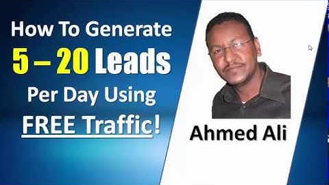 Fast Traffic Bot - How to Generate 5 - 20 Leads Per Day for FREE!