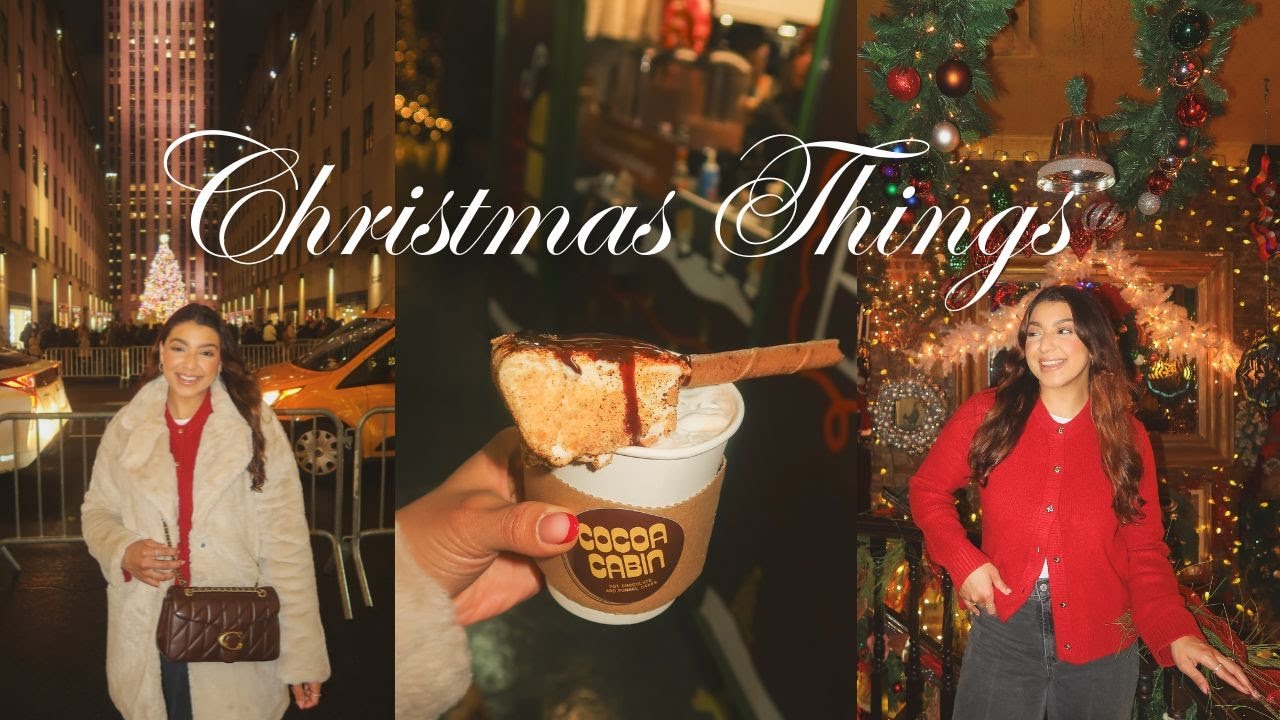 CHRISTMAS THINGS VLOG | NYC Adventures, Grinch Movie Night, What I Got Everyone for Christmas