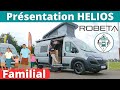 Un vrai 5 places en 6m  prsentation robeta helios toit relevable modle 2023 instant campingcar