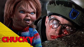 Una batalla de Paintball MORTAL | Child's Play 3 | Chucky: El Muñeco Diabólico