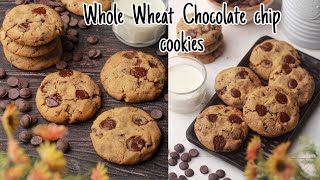 Whole wheat Chocolate Cookies Recipe | Fudgy and Chewy cookies| Parth Bajaj