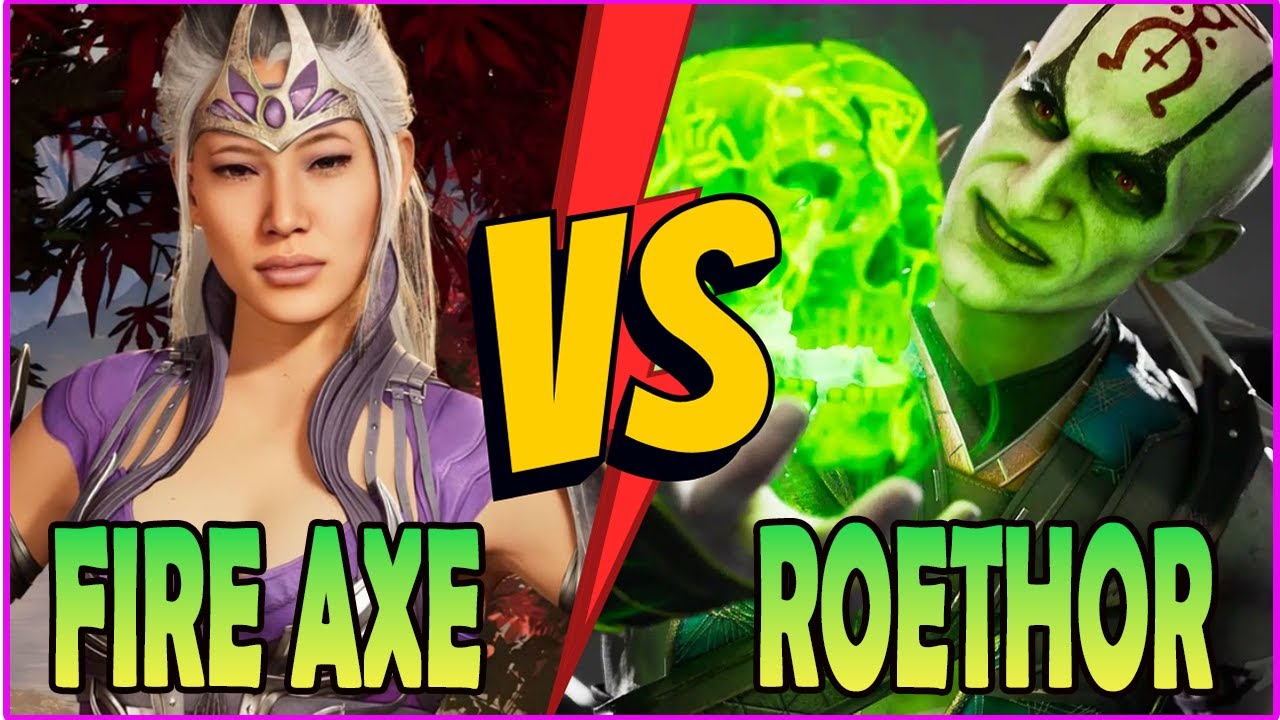 🔥MK1🔥FIRE AXE (SINDEL) VS ROETHOR (QUANCHI)🔥MORTAL KOMBAT 1🔥