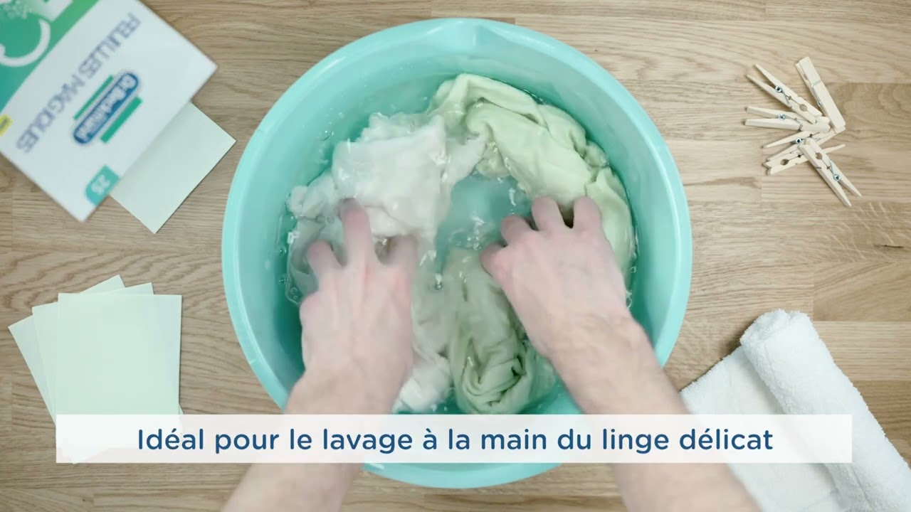 Dr. Beckmann FEUILLES MAGIQUES: Idéal pour le lavage à la main