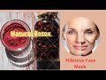 More powerful than botox it removes wrinkles fine lines firms the skinhibiscus mask