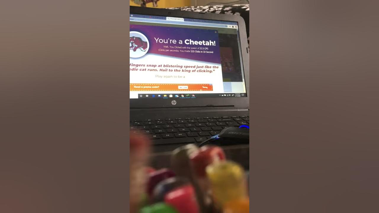 The World Record For The Most Clicks In 10 Seconds (115