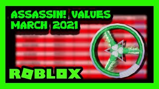 Roblox Assassin Value List March 2021 Zickoi Youtube - roblox assassin dream value list