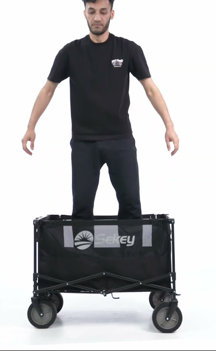Sekey collapsible folding wagon with 220lbs Weight Capacity