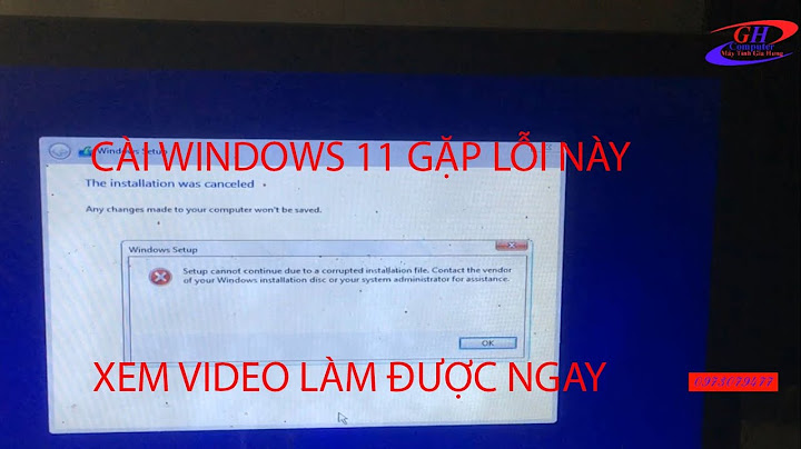 Lỗi this file that required for installation is corrupted common0.cab