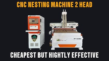 CNC ROUTER NESTING MACHINE 2-HEAD 2500mm HT-1325M2 HOLZTEK #woodworking #cnc