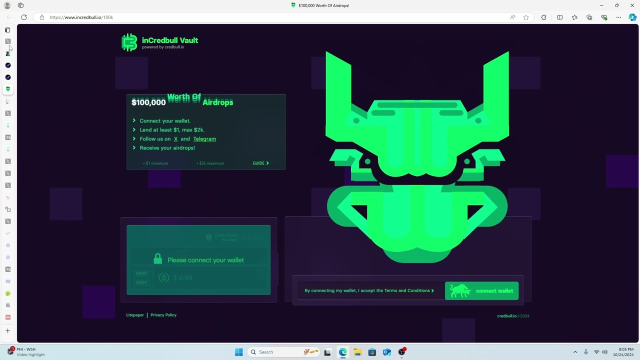 The InCredBull $CBL Airdrop Awaits You. 