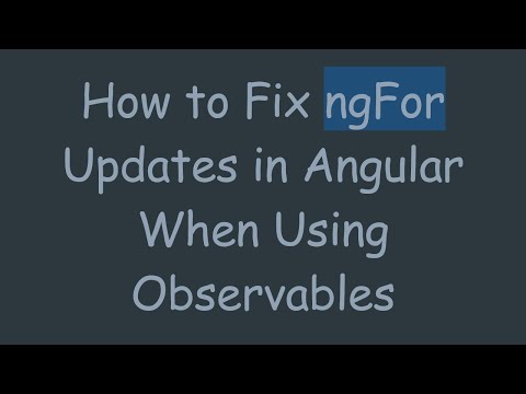 How to Fix