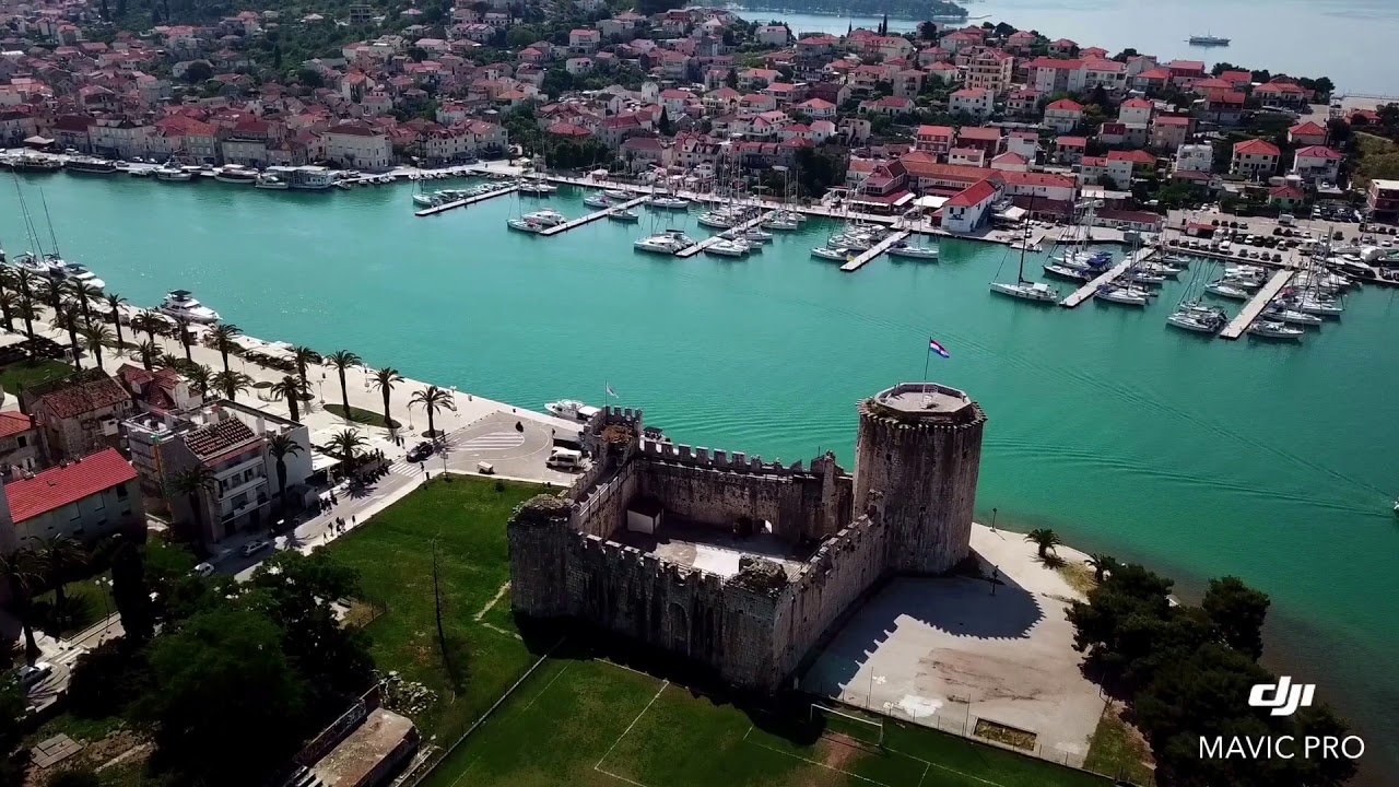 Croatia Trogir by drone  2018 1080p