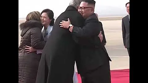 古巴领导人访问朝鲜 金正恩前往机场迎接 - 天天要闻