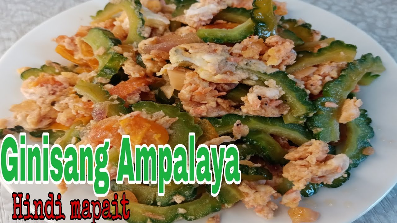 AMPALAYA with ALAMANG At ITLOG ||GINISANG AMPALAYA NA HINDI MAPAIT || MJ NALANGA