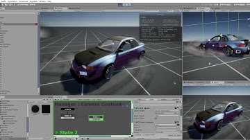 Subaru 22B Rocket Bunny (Unity3D 2017 & UnityCar2.1) Vehicle Physics