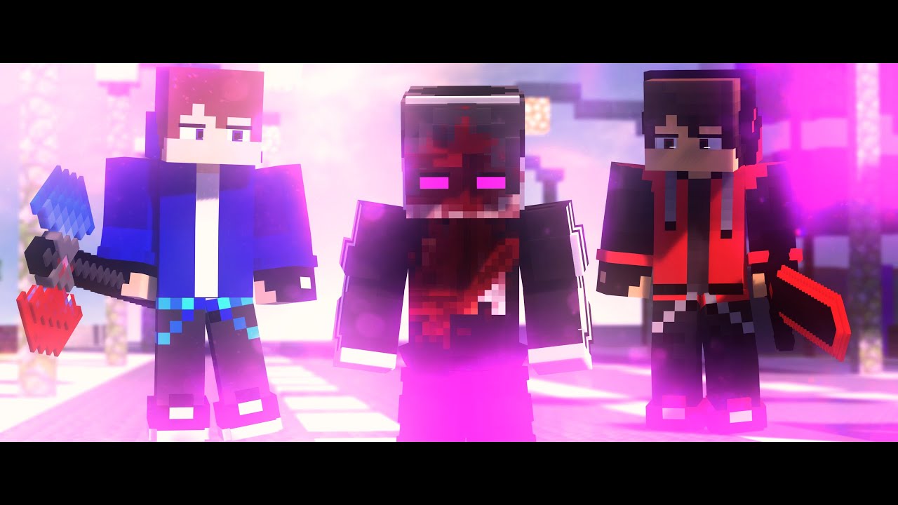 crawling in the dark - minecraft music video