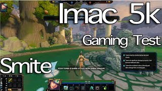 Imac 5k with Radeon M395 Gaming Performance Test -  Smite