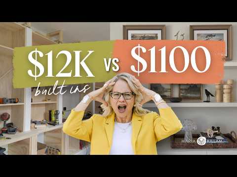 How We Made Floating Shelves Look Finished for $1,100