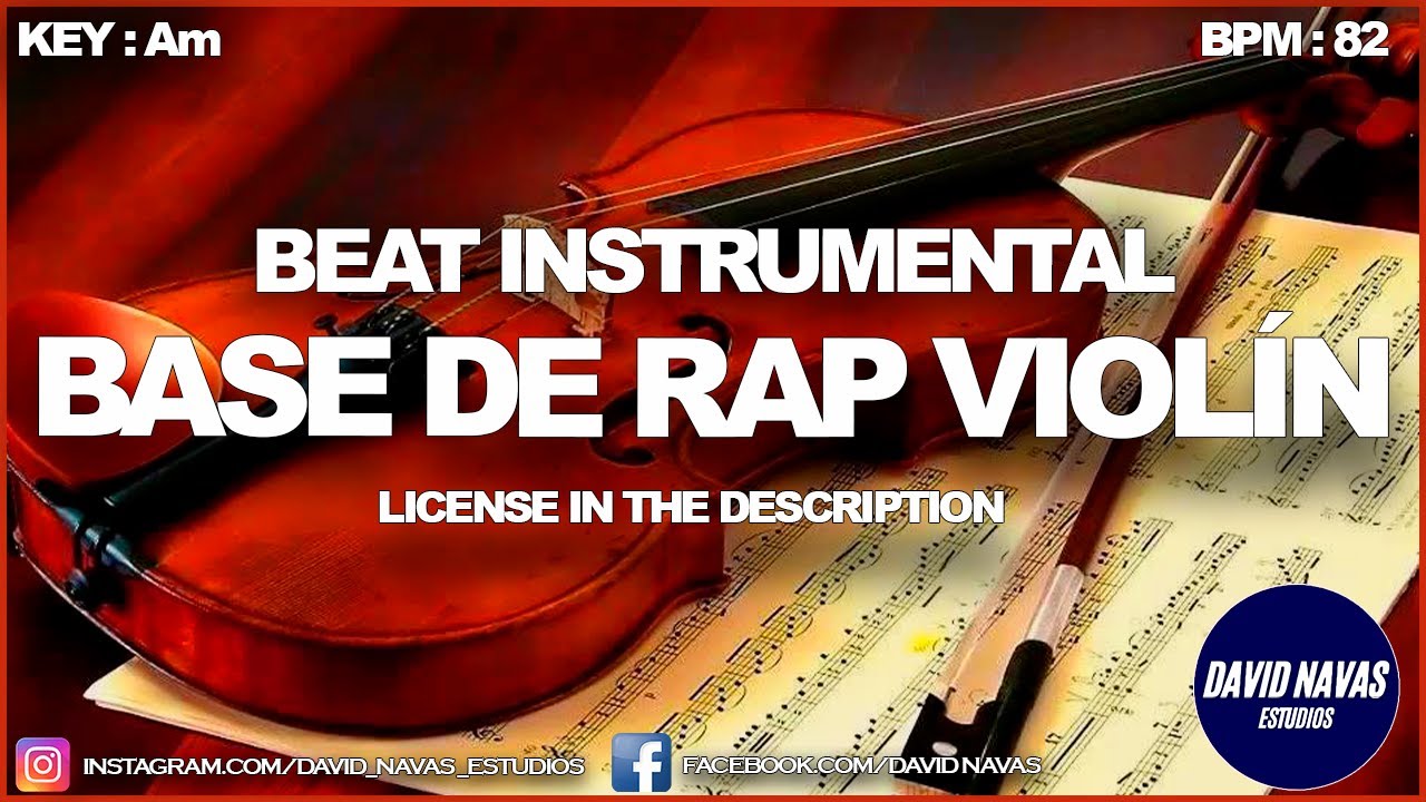 BEAT INSTRUMENTAL BASE DE RAP HIP HOP "VIOLIN TRISTE" [David Navas