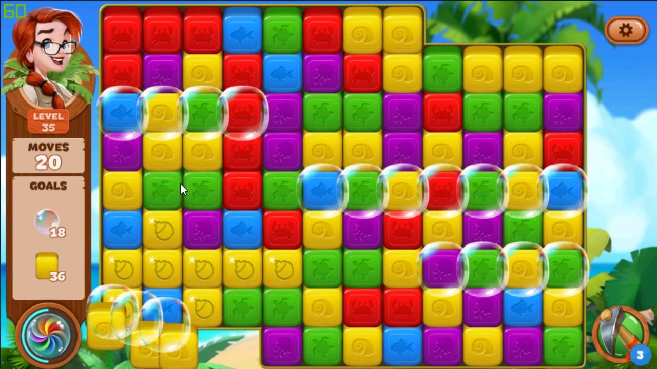 Lost Island Blast Adventure level 35
