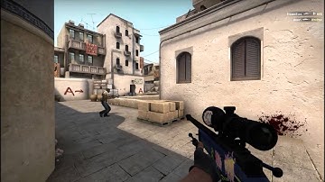 CS:GO Competitive Dust 2 - AWP Ace and a 1v4 Clutch