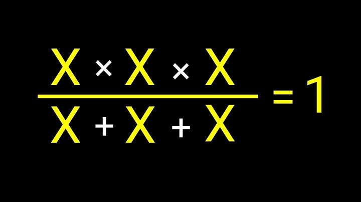 A Nice Algebra Math | How to solve for "X" in this problem?