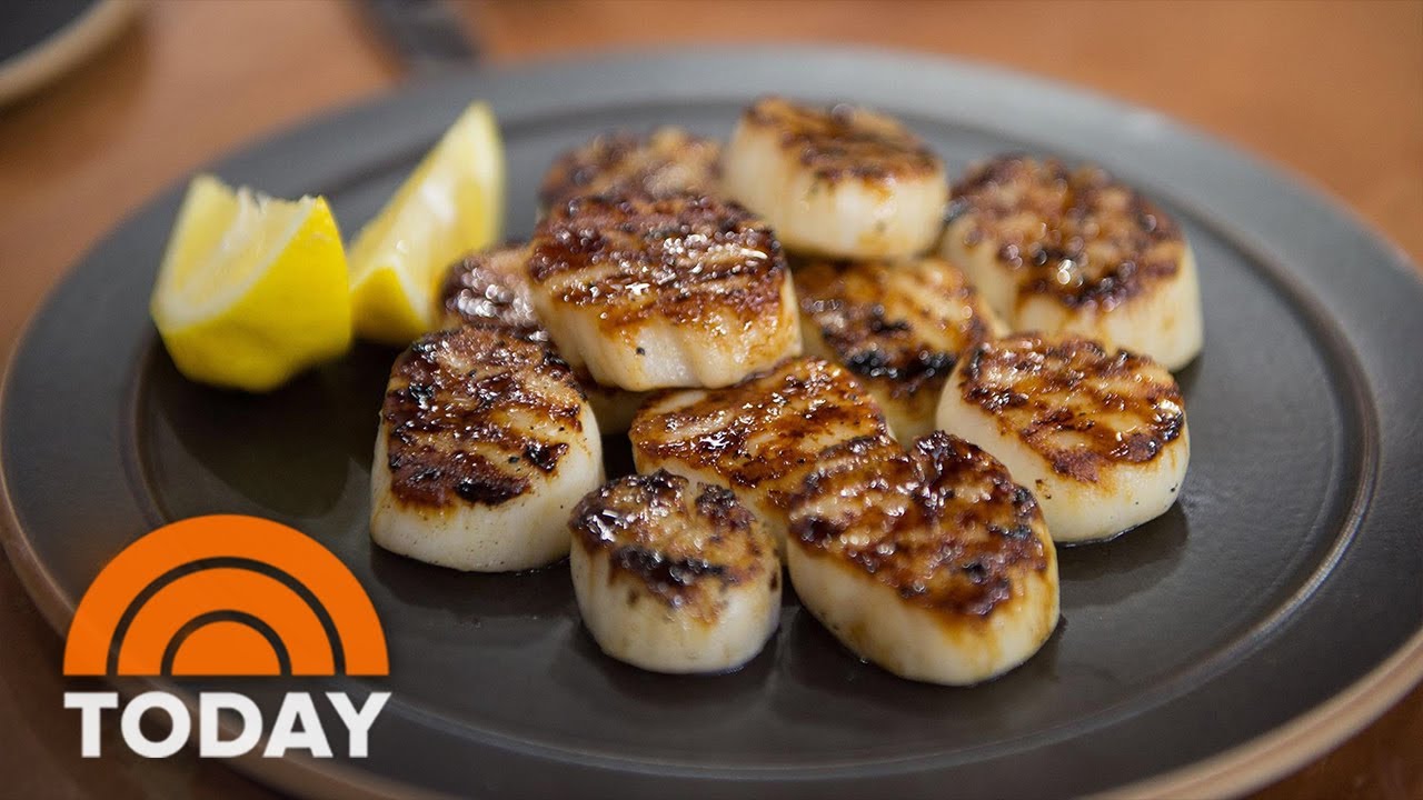Make Al Roker S Delicious Grilled Scallops And Low Fat Potato Salad Today Youtube