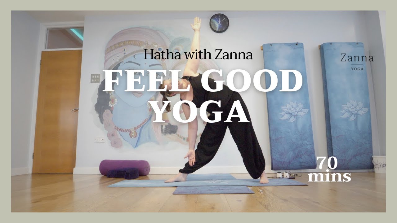 Gentle Full-Body Hatha Yoga | Slow 60-Min Practice for Feeling Good