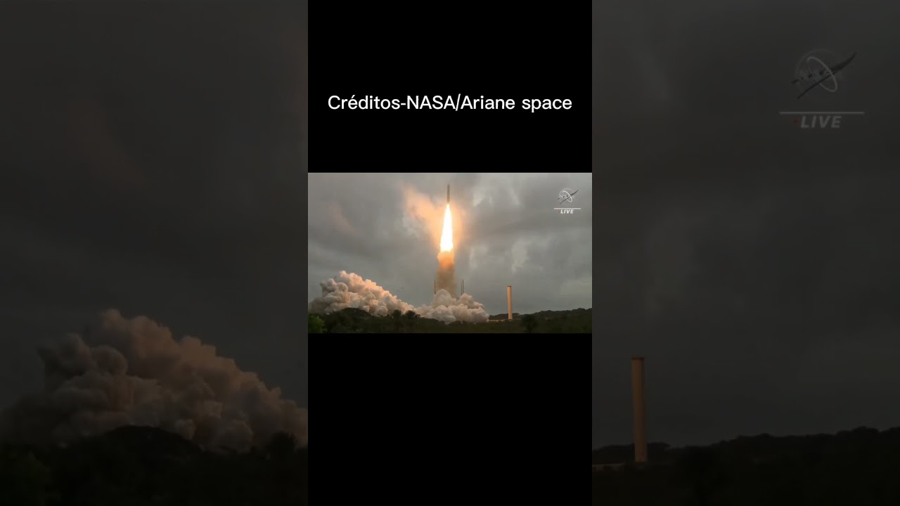 LANÇAMENTO DO ARIANE 5 COM O TELESCÓPIO JAMES WEB 