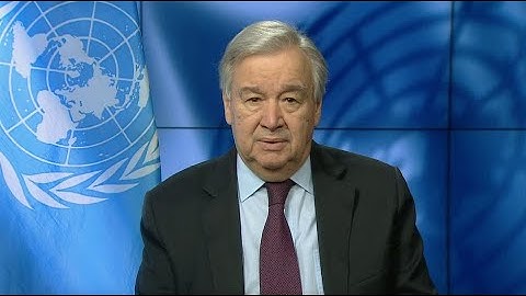 UN chief on the International Day of Multilateralism and Diplomacy for Peace (24 April 2020)
